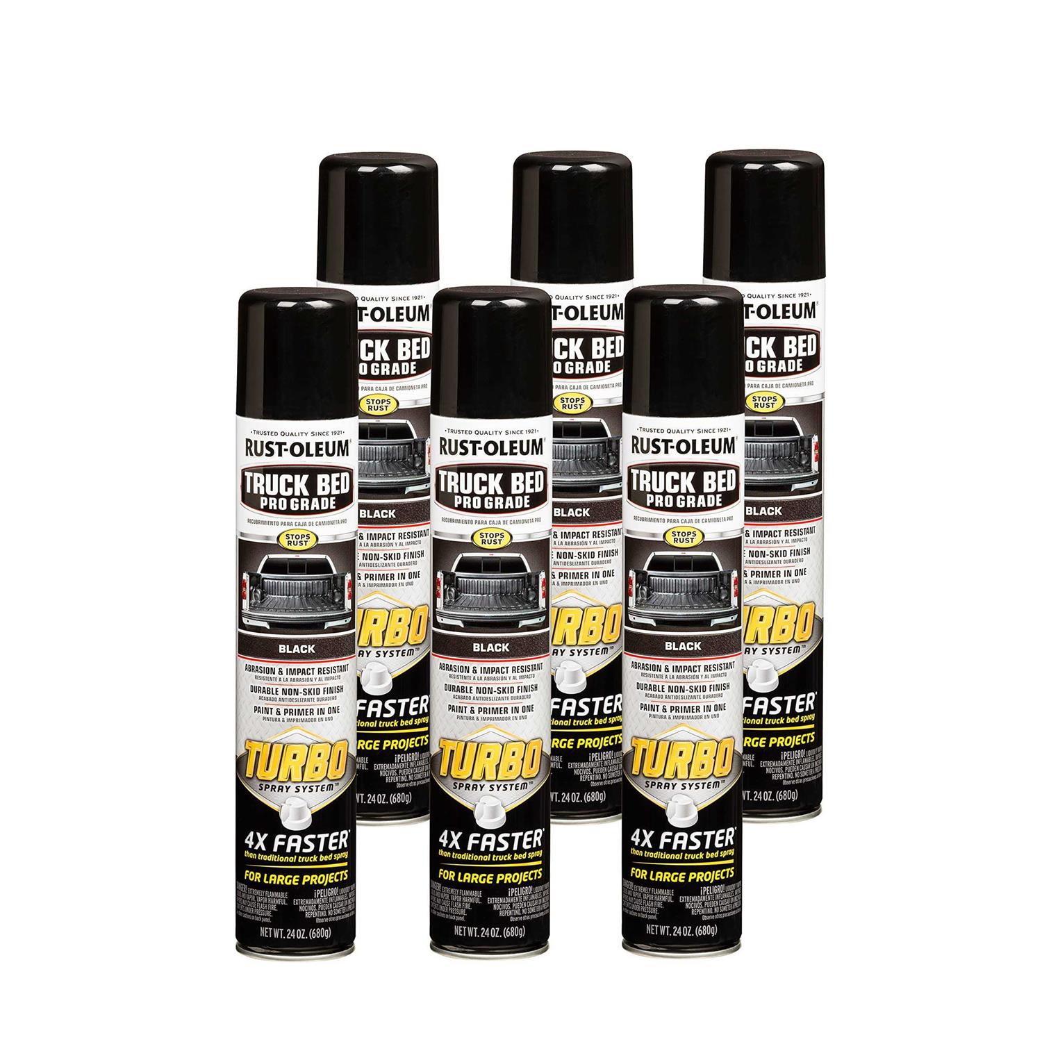 Rust-Oleum 340455-6PK Truck Bed Spray Turbo
