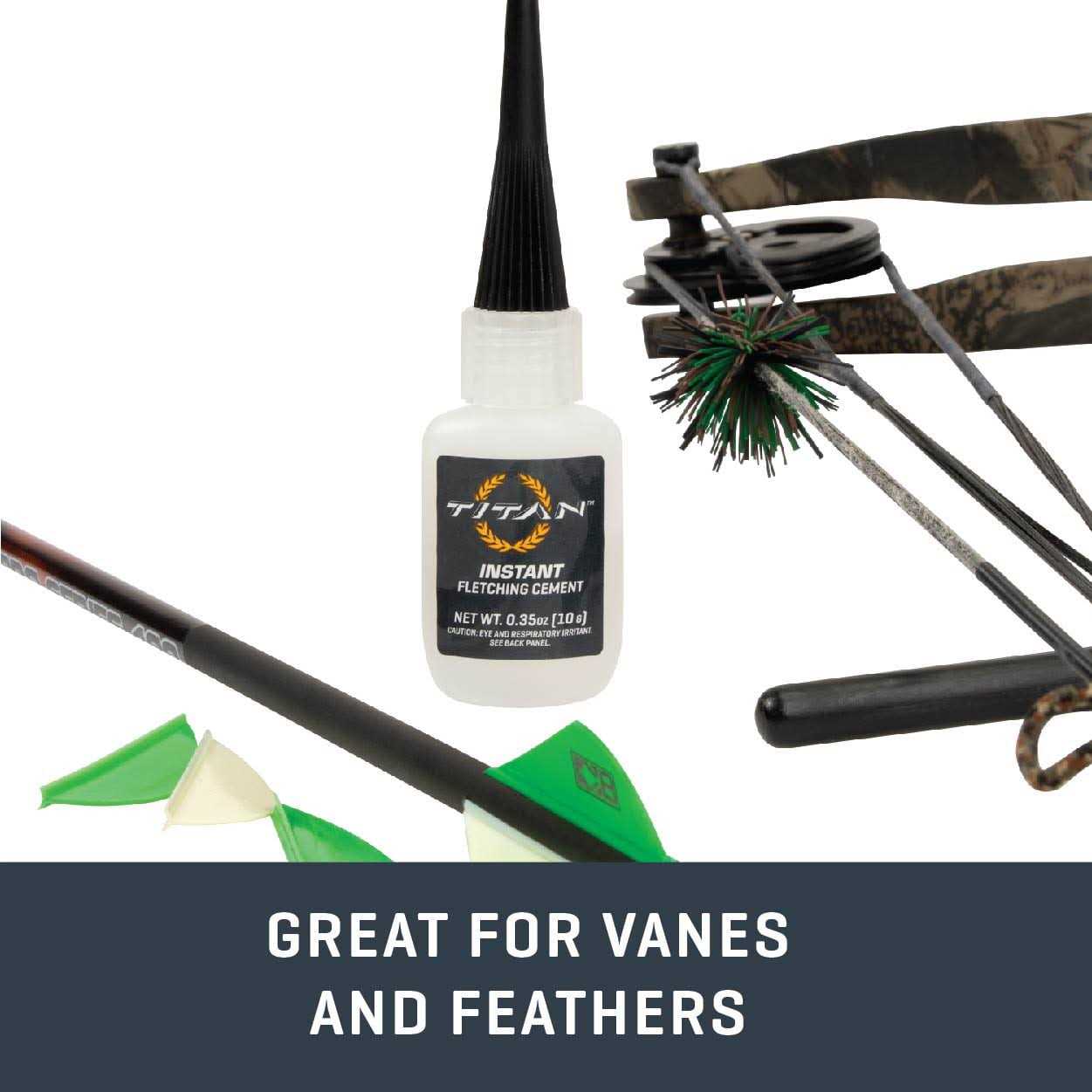 Allen Company Archery Fletching Glue Cement Carbon Fiberglass - Image 3