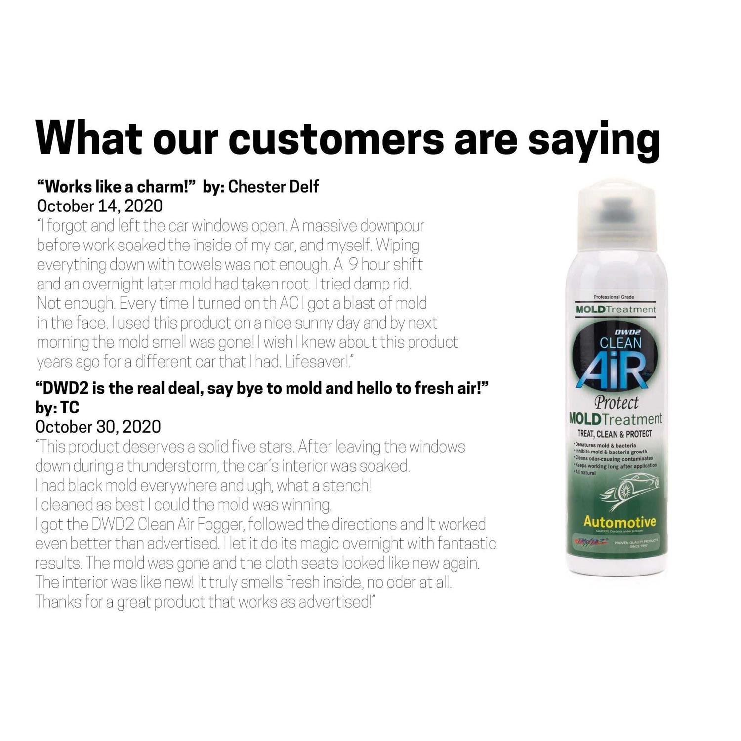 The DWD2 System, Inc. DWD2 Protect Automotive Mold-Odor Enzyme Treatment Full Release Fogger - Image 3