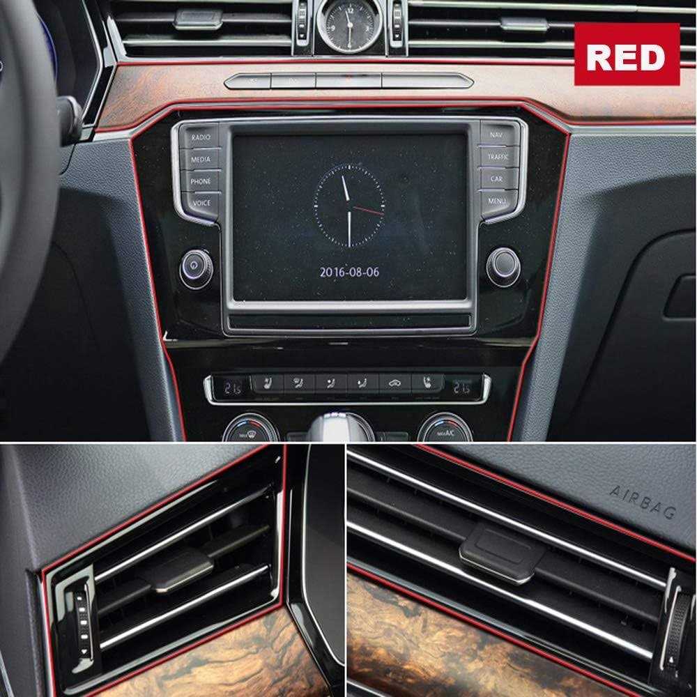 Car Interior Trim Strips 16.4ft/5M Car Decor Universal Car Gap Fillers Automobile Molding Line Decorative Accessories DIY Flexible Strip Garnish - Image 5