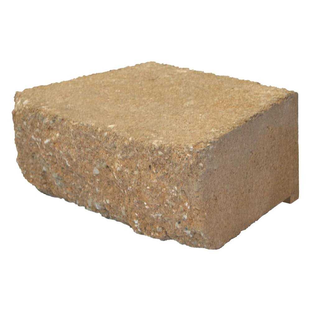Lowe's 4-in H x 7-in D Concrete Retaining Wall Block