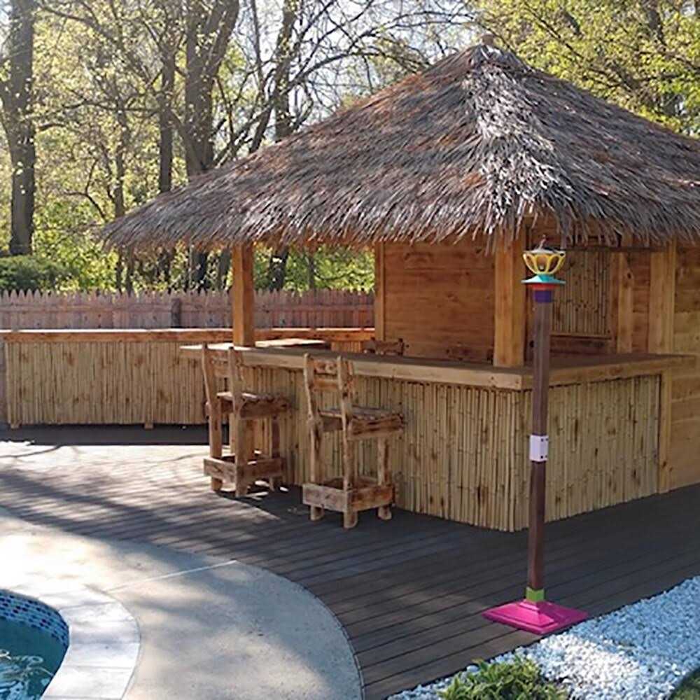 Backyard X-Scapes D H X Natural Bamboo Fence - Image 3