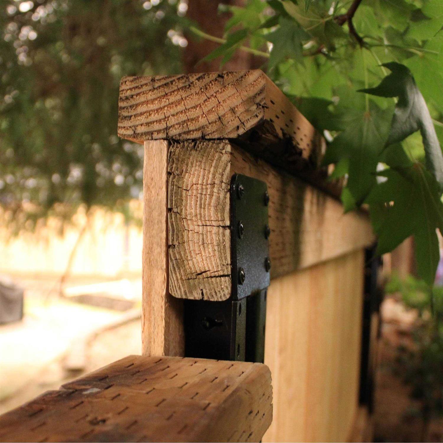 Lifetime Steel Post 7-ft H x 4-in W Black Steel Post Line Fence Post LTP - Image 5