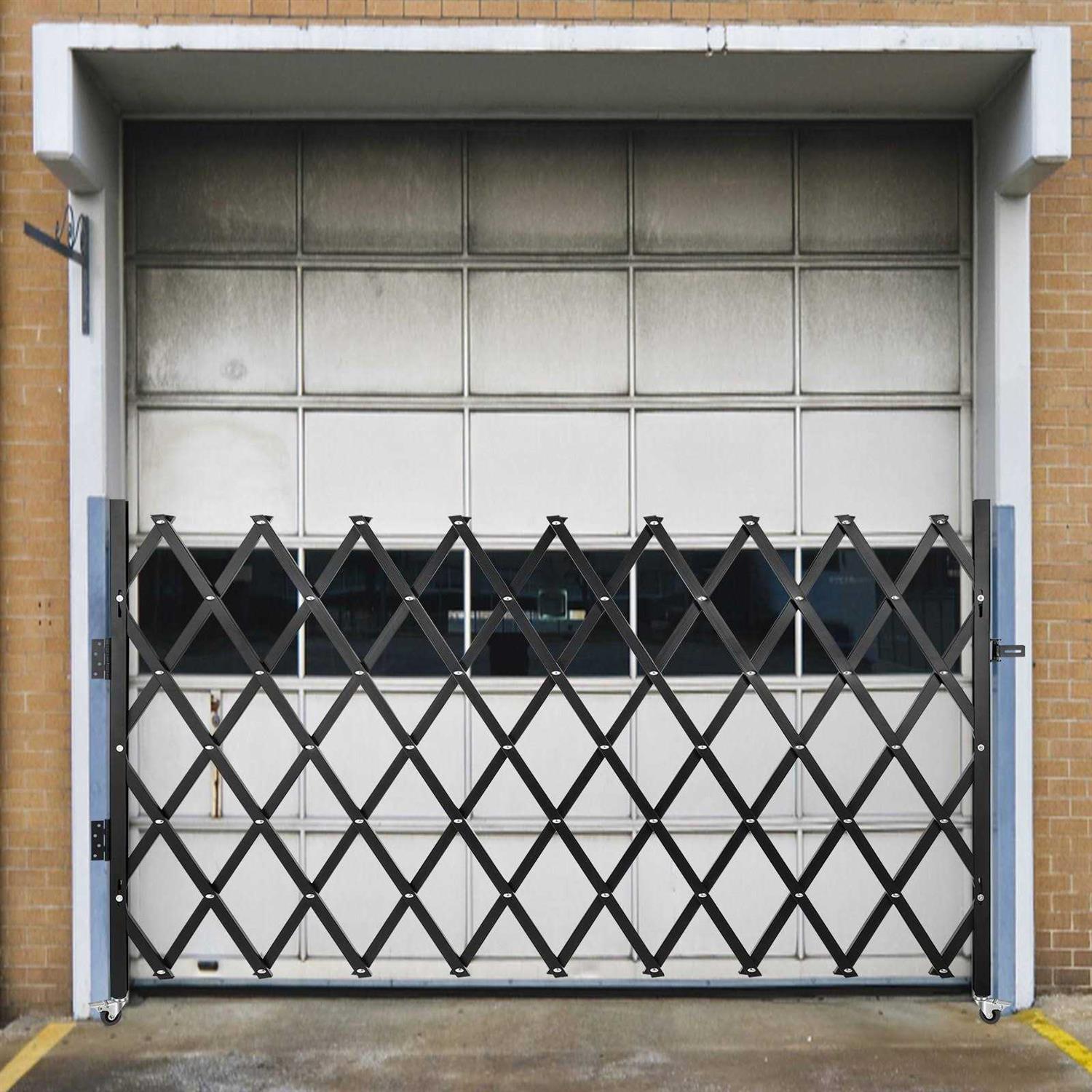 VEVOR Single Folding Security Gate H x Folding Door Gate Steel Accordion Security Gate Flexible Expanding Security Gate - Image 3