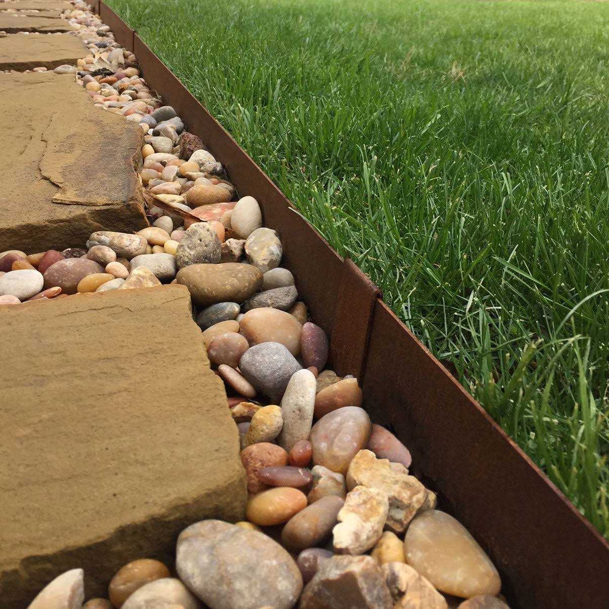 Edge Right Hammer-In Landscape Edging COR-TEN Steel 4ft Strips - Image 5