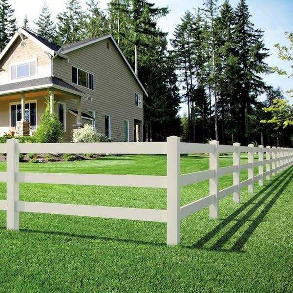 Outdoor Essentials 5 in. x 5 in. White Vinyl Pyramid Fence Post Cap - Image 3