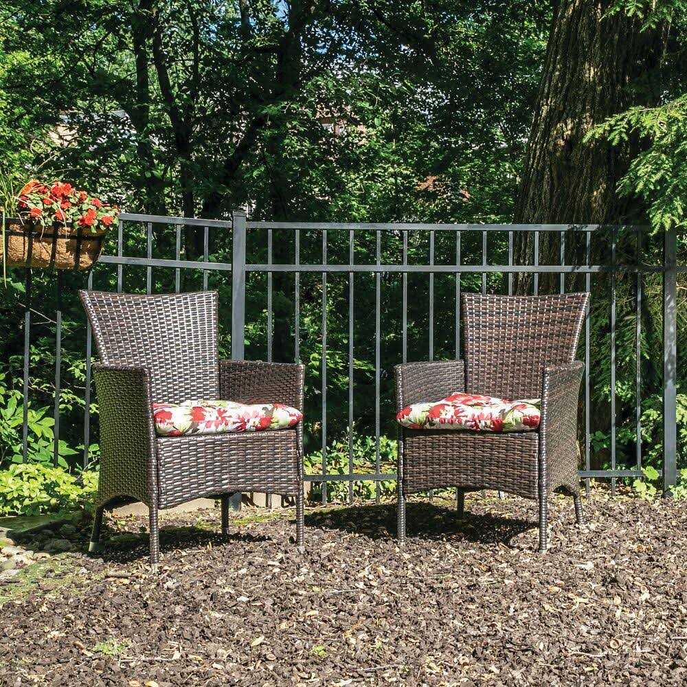 Barrette Outdoor Living Natural Reflections Standard-Duty H x 6 ft. W Black Aluminum Pre-Assembled Fence Panel - Image 4