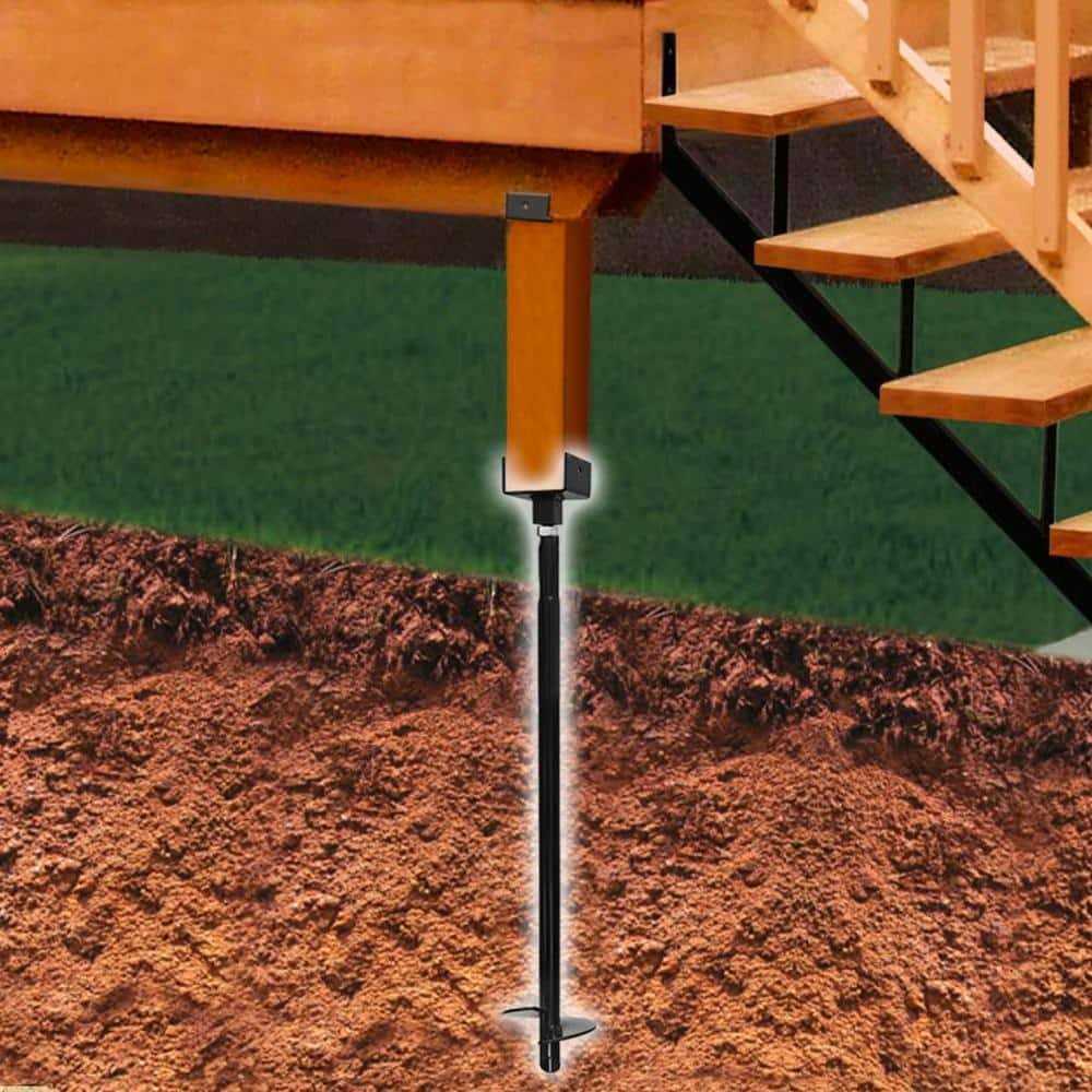 Pylex 10565 Adjustable Helical Post Black - Image 3