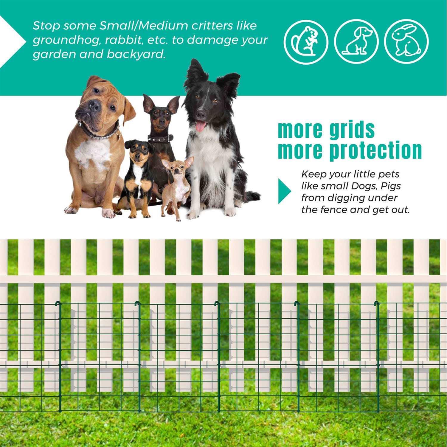 Animal Barrier Fence Dog Digging Fence Barrier Fence Blockers for Dog - Image 4