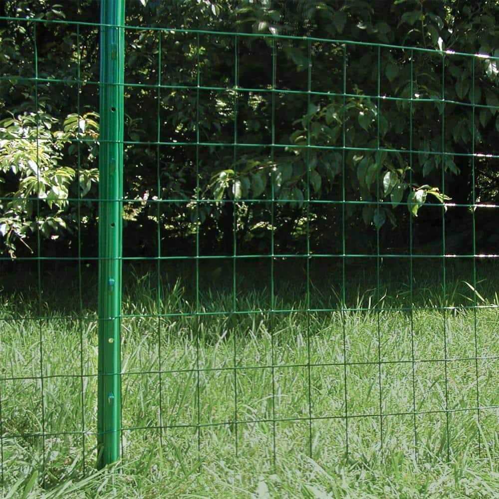 Everbilt 3 in. x 3 in. x 6 ft. Green Steel Fench Heavy Duty U-Post with Anchor Plate - Image 5