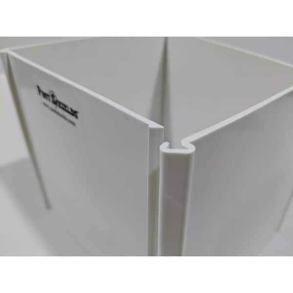 Post Shields 6 in. H x 4 in. W x 4 in. L Plastic Fence Post Protection - Image 4