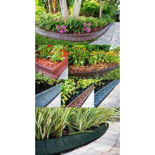 EcoBorder 4 ft Rubber Curb Landscape Edging - Image 3