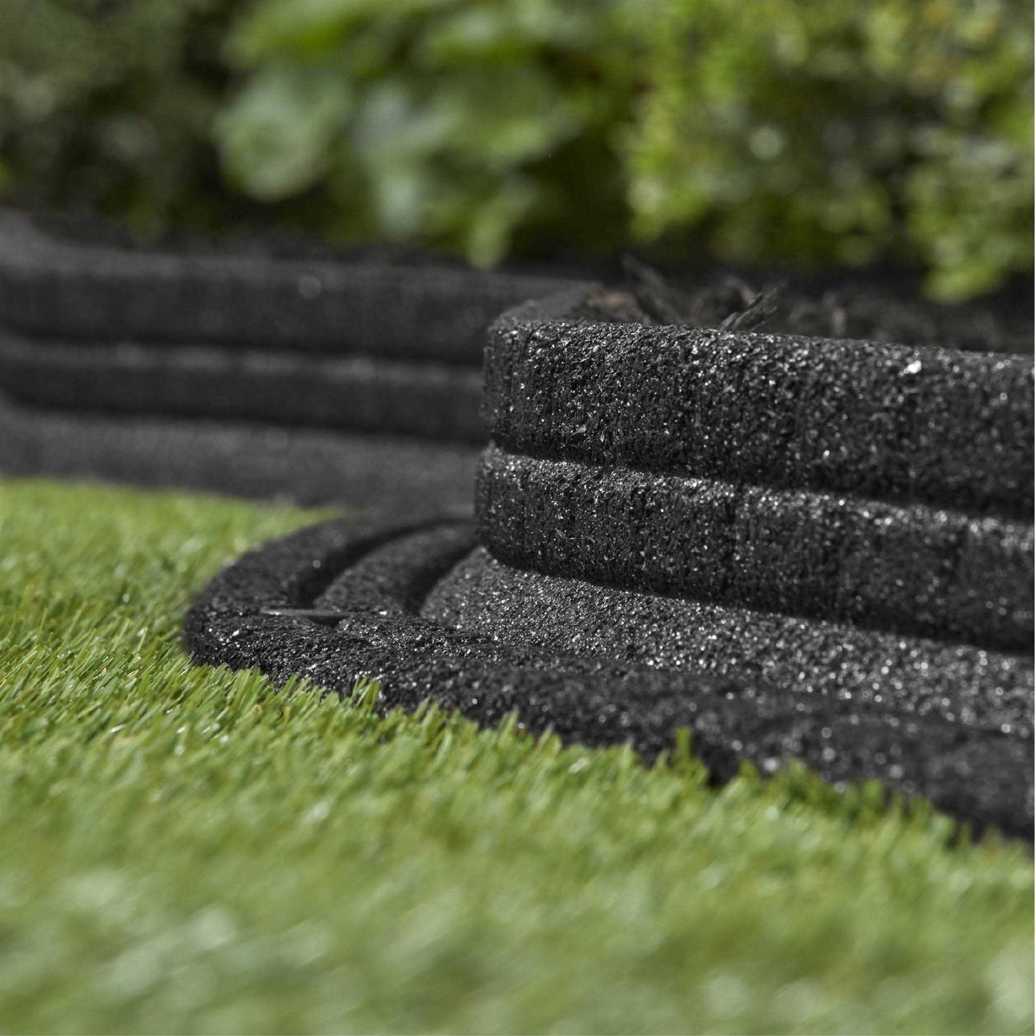 Rubberific Brickface Rubber Landscape Edging Brown - Image 4