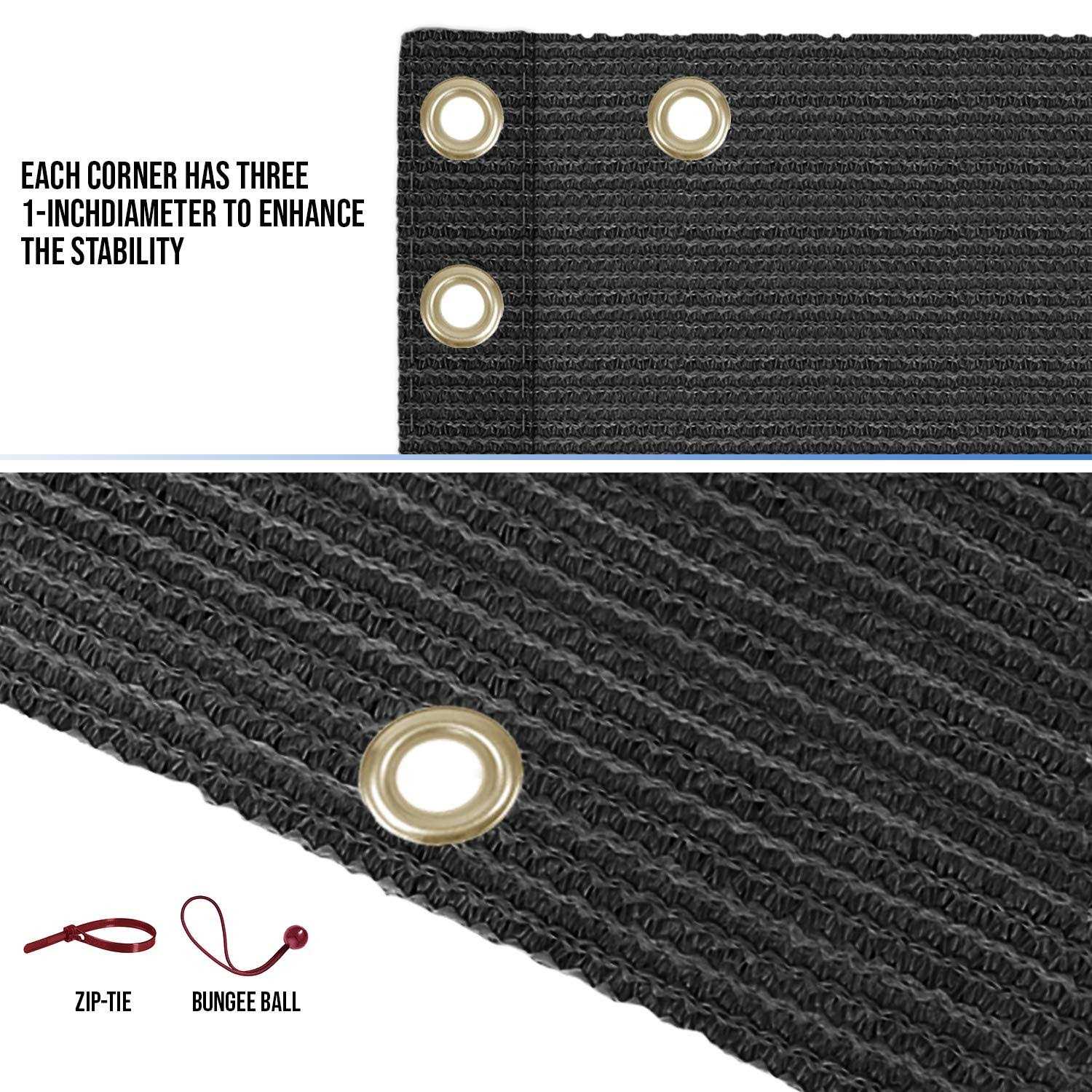 E&k Balcony Privacy Screen for Deck Yard Patio Pool 3x12 Privacy Fence Screen Porch Yard Backyard Railings Chain Link Fence Dog fencing Privacy Sc - Image 5