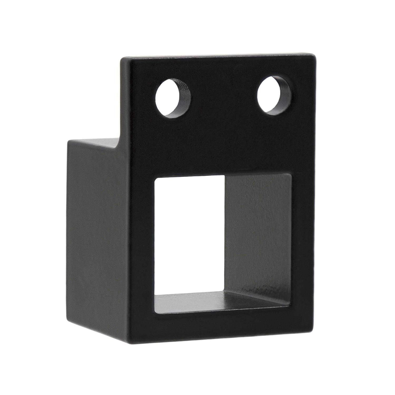 Plum Fittings Aluminum Fence Standard Wall Mount 1 x 1 Rails - Image 5