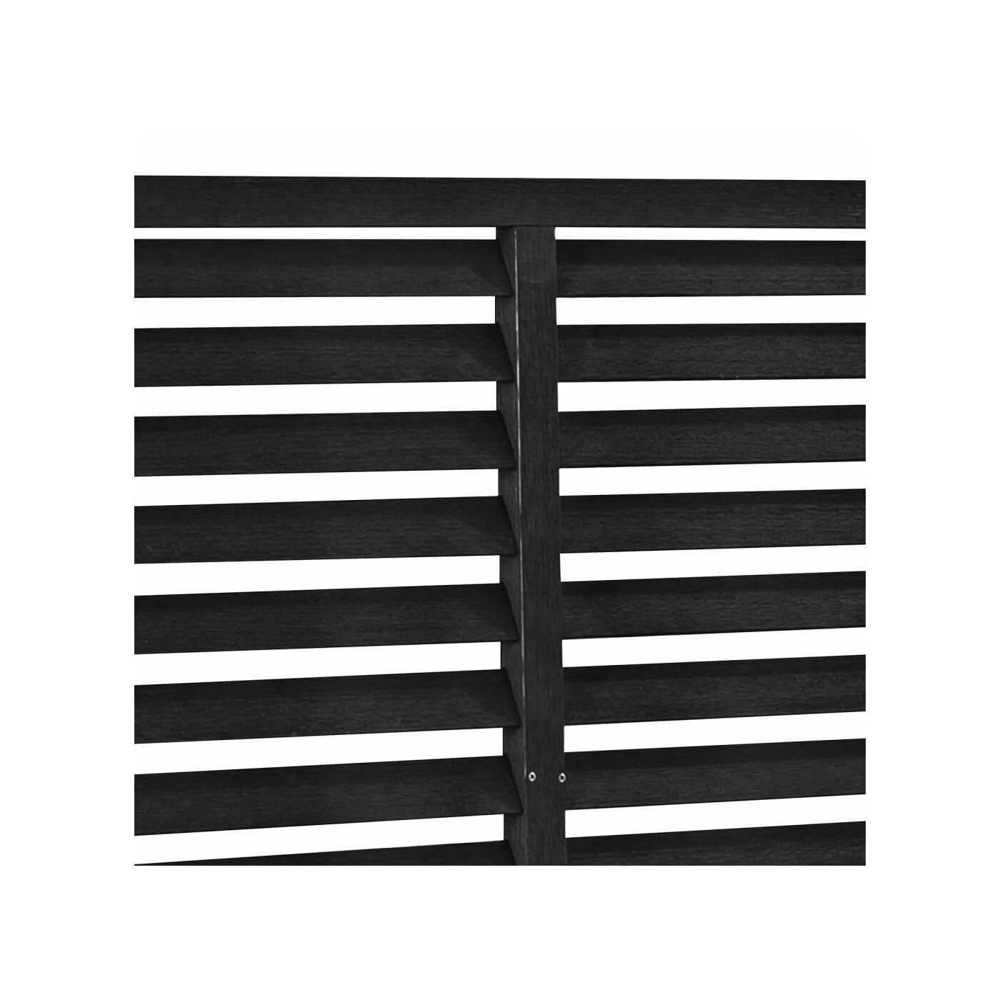 vidaXL Louver Fence WPC 70.9x70.9 - Image 5