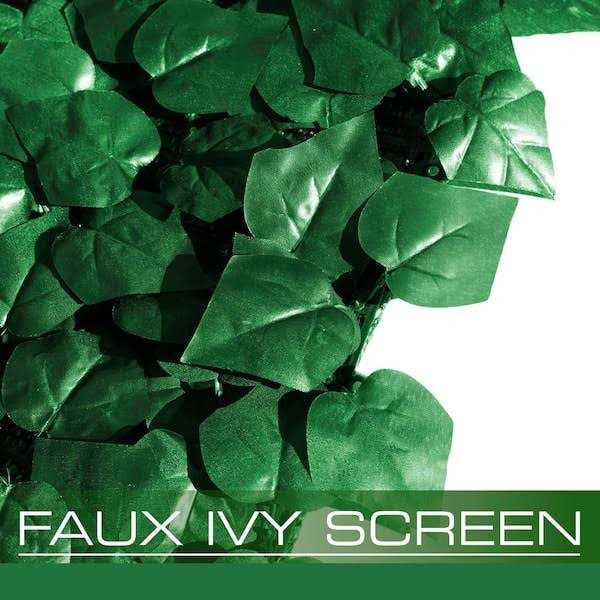 ColourTree Faux Ivy Leaf Vines Indoor/Outdoor Privacy Fencing Roll - Image 4