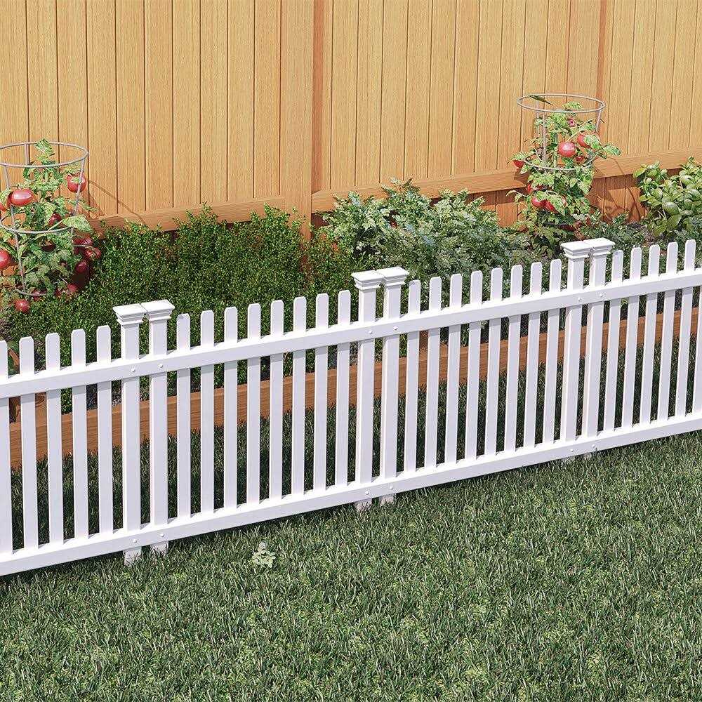 2 ft. H x 2 ft. W Roger Rabbit Vinyl Fence Kit Zippity Outdoor Products - Image 5