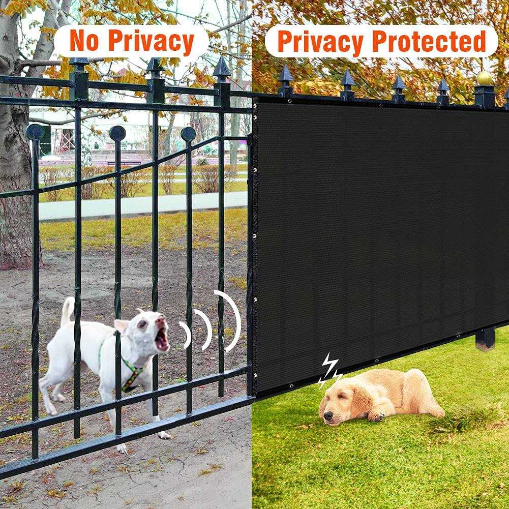 i COVER icover Privacy Screen Fence, garden Windscreen Mesh Shade Sail Net Barrier, Reinforced Bindings and Brass grommets cable - Image 5