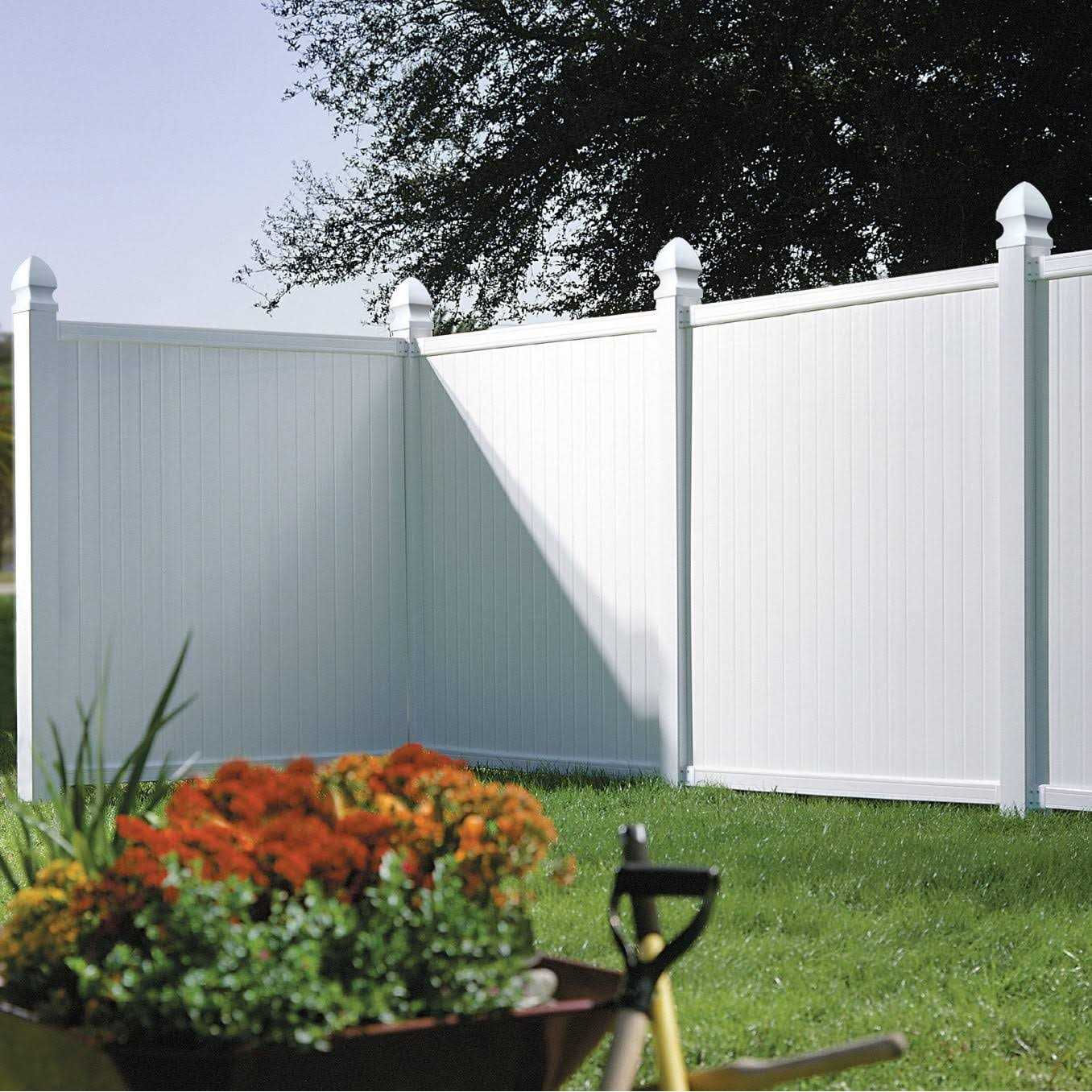 Outdoor Essentials 5 in. x 5 in. White Vinyl Gothic Fence Post Cap - Image 5