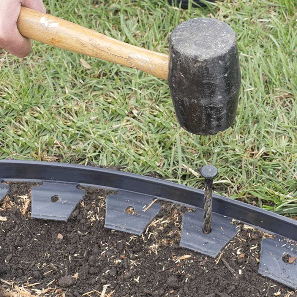 EasyFlex 10-Pack 8-in Black Plastic Edging Stake - Image 4