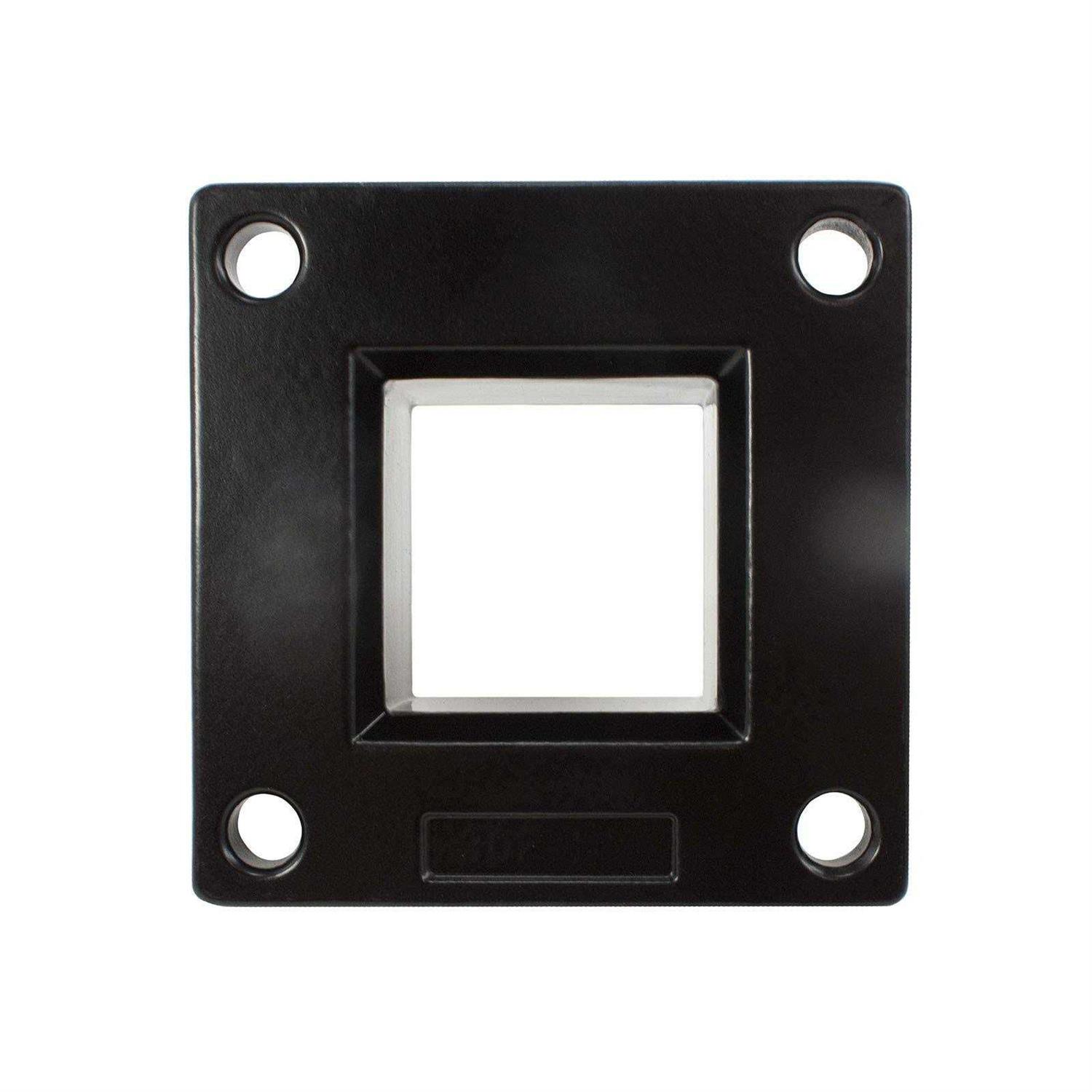 Floor Flange Square x Square Aluminum Fence Posts - Image 3