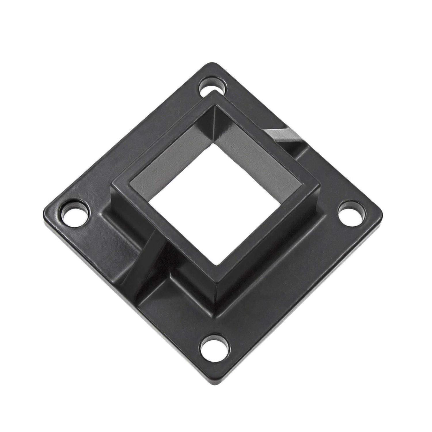 Floor Flange Square x Square Aluminum Fence Posts - Image 4