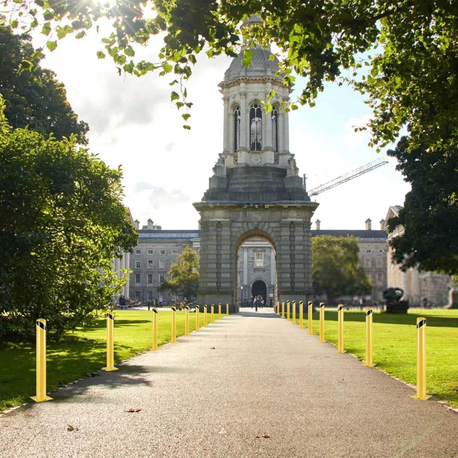 VEVOR Safety Bollard Height Bollard Post Diameter Steel Pipe Safety Bollard Post - Image 5