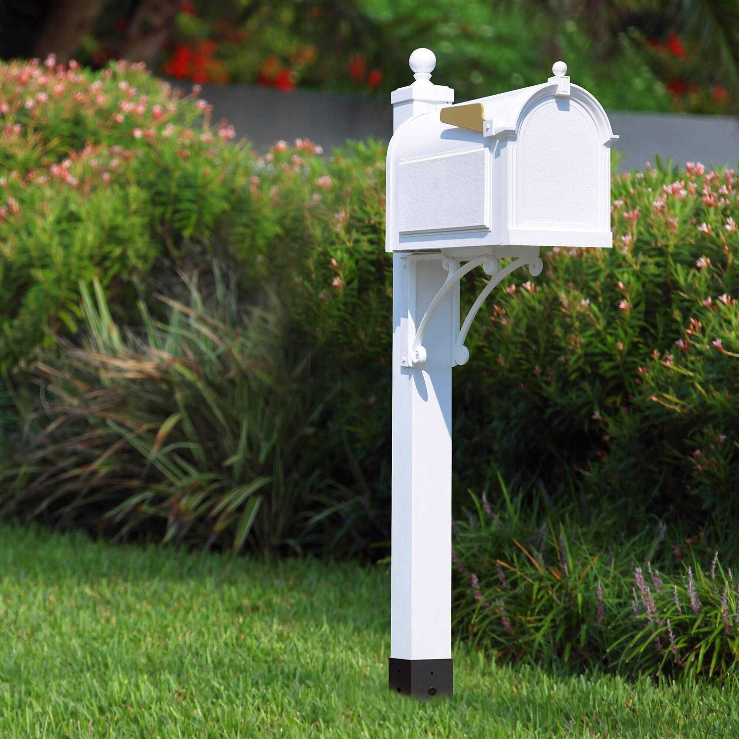 Nuvo Iron 4 in. x 4 in. Black Multi-Purpose Yard and Lawn Spike for in-Ground Post Support NYS30B-ESP - Image 4