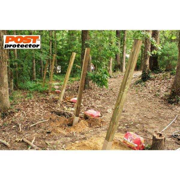 Post Protector 6 in. x 6 in. x 60 in. in-Ground Post Decay Protection - Image 4