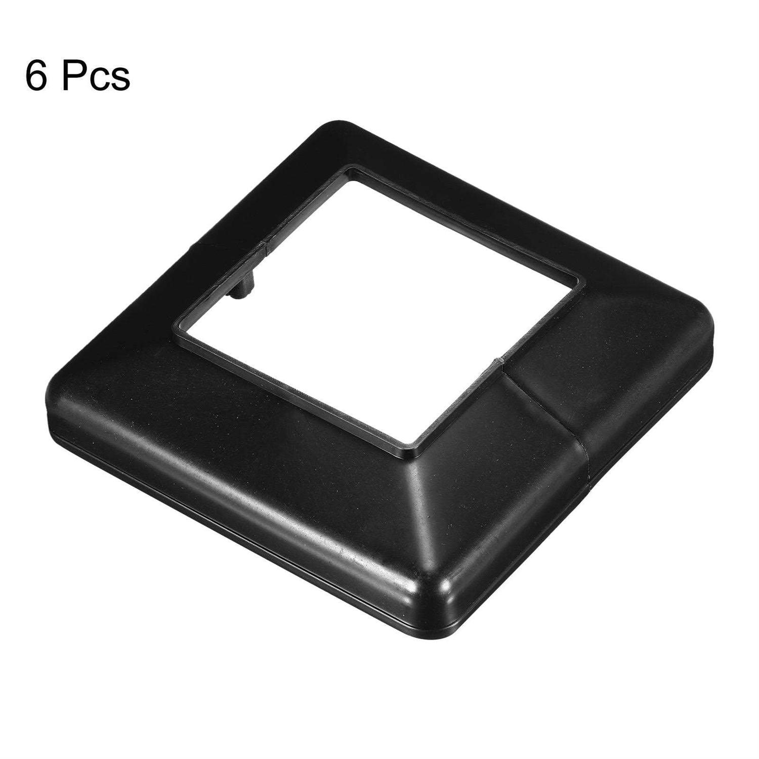 Unique Bargains Deck Post Base Cover 6Pcs Split Style Post Bracket Post Base - Image 4