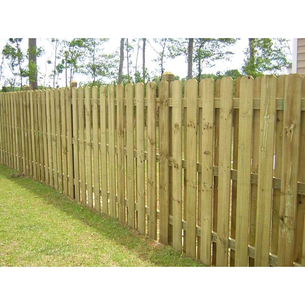 Lowe's 6-ft x 8-ft Pine Dog Ear Privacy Fence Panel 7643 - Image 3
