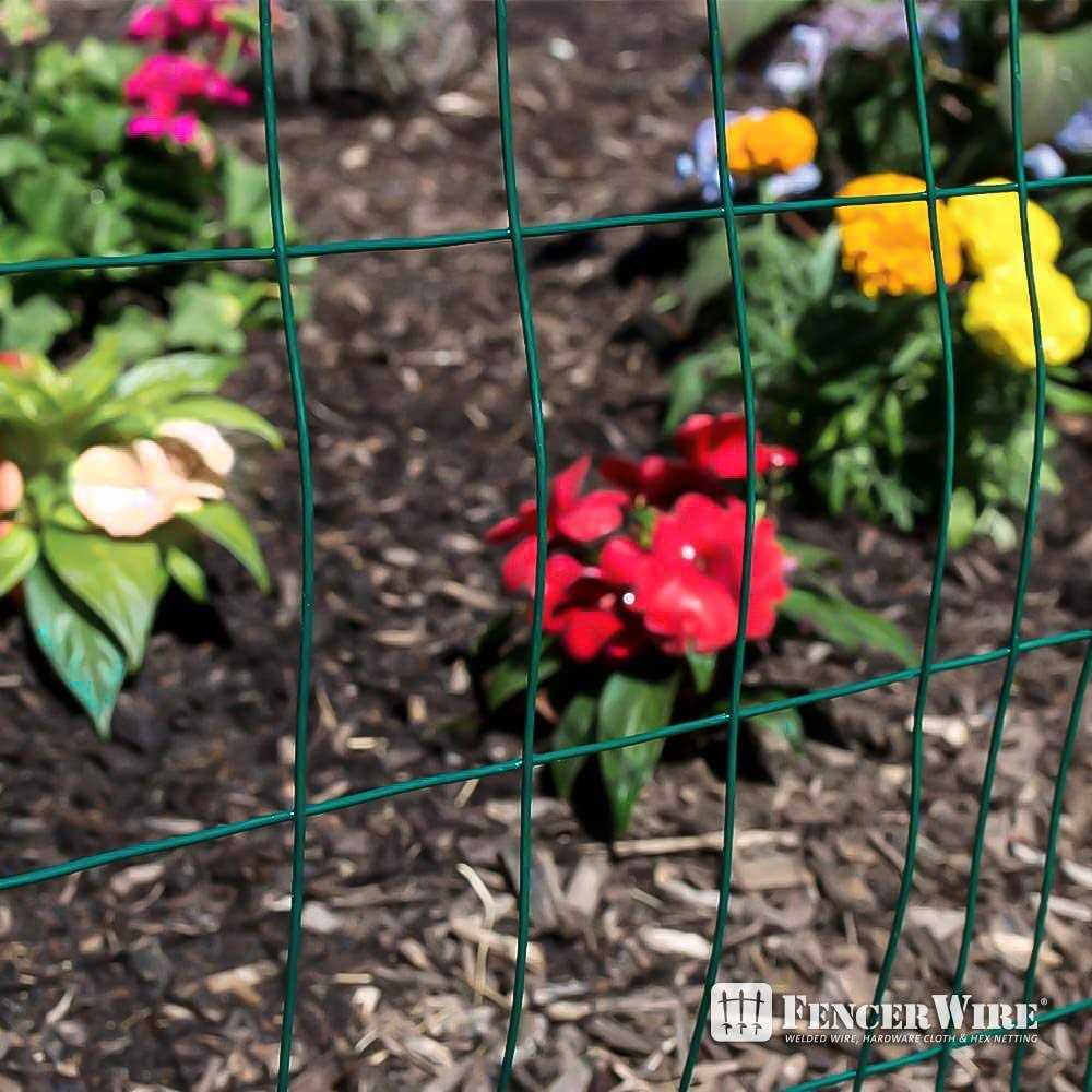 Fencer Wire 16 Gauge Green Vinyl Coated Welded Wire Mesh Size 2 Inch X 3 Inch - Image 4