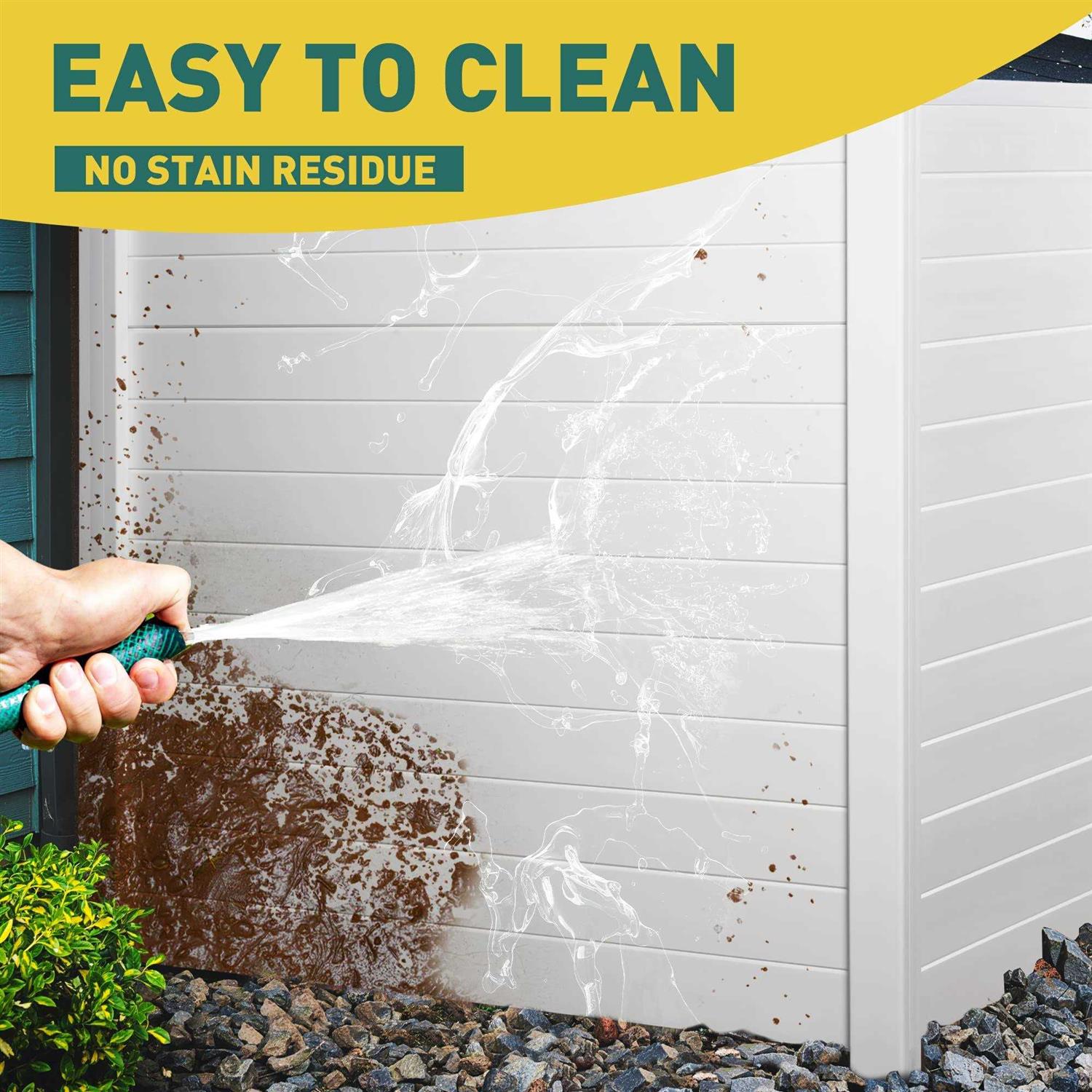 Elevens 48 W X 48 H Privacy Screen Outdoor Privacy Fence Panels for Air Conditioner and Trash Can - Image 3