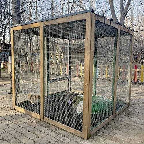 LAN JIA 1/4 Hardware Cloth 36inch x 50foot 23 Gauge Hot Dip Galvanized After Welding Chicken Wire Mesh Roll Galvanized Wire Mesh Roll Garden Fencing - Image 5