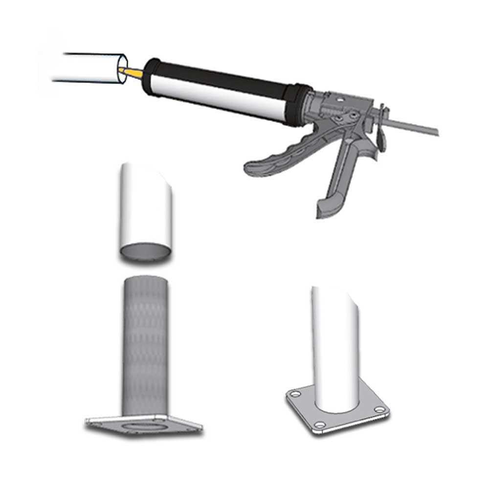 Pylex Spybase 238 for 2-3/8 in. Round Post - Image 3