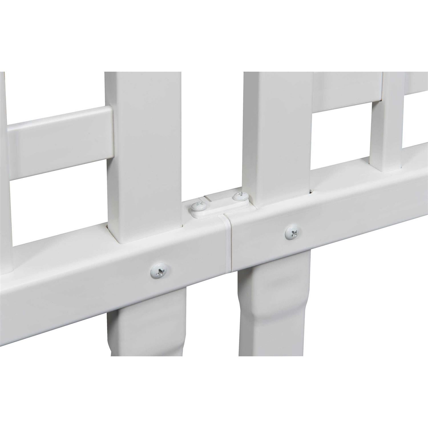 Enclo Privacy Screens 4.8 ft. H x 3 ft. W White Vinyl Highland-Lattice Privacy Screen Kit - Image 3