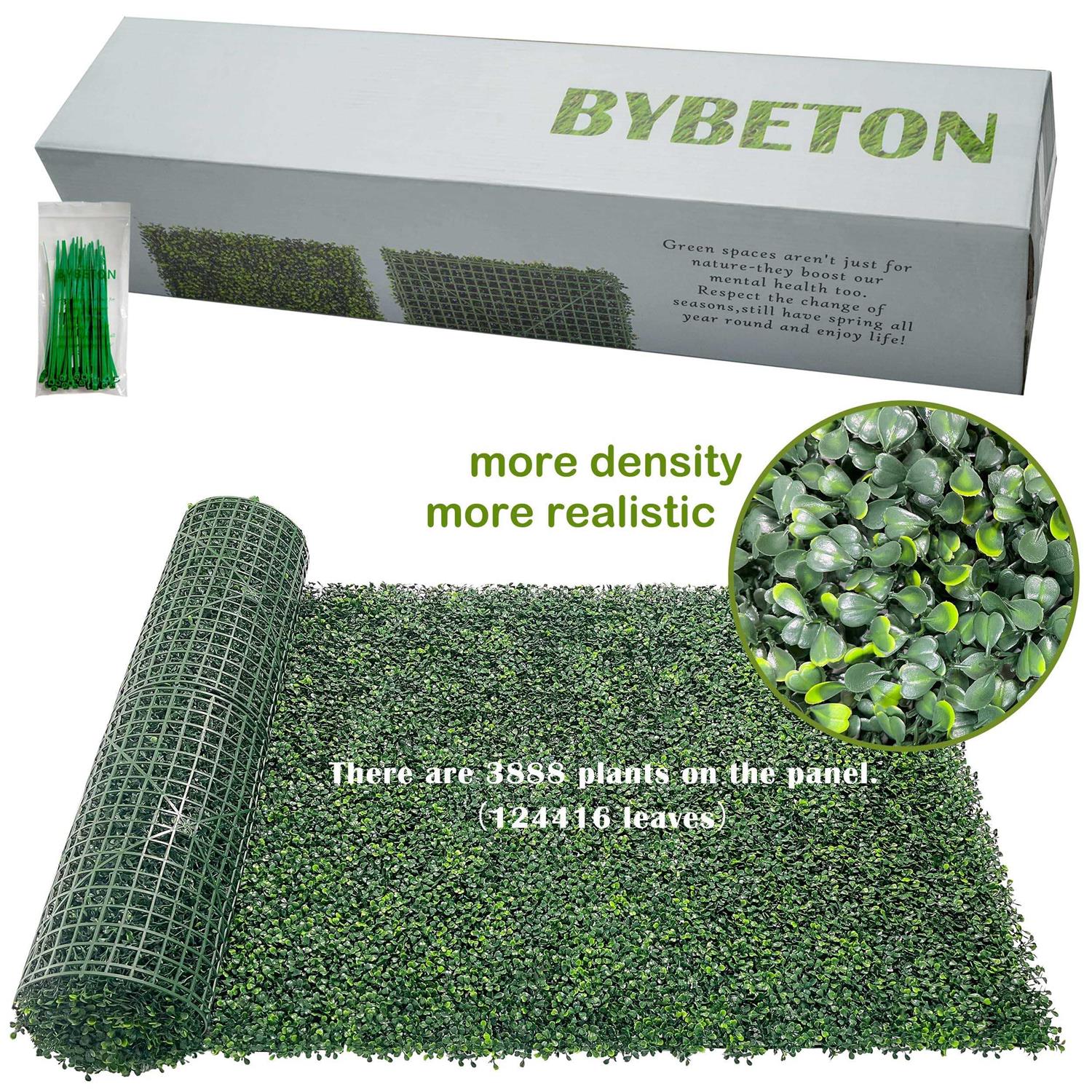 Bybeton Artificial Ivy Privacy Fence Screen 40 X UV-Anti Fake Leaves Vines Grass Wall For Patio Balcony Privacy - Image 3