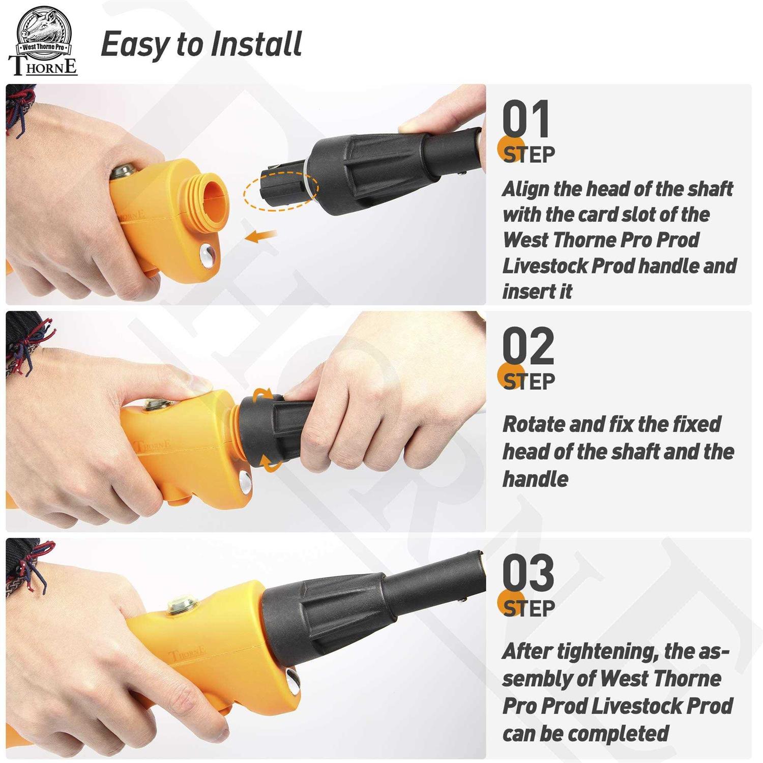 West Thorne Pro Livestock Prod Replacement Shaft fit for West Thorne Pro Cattle Prod - Image 3