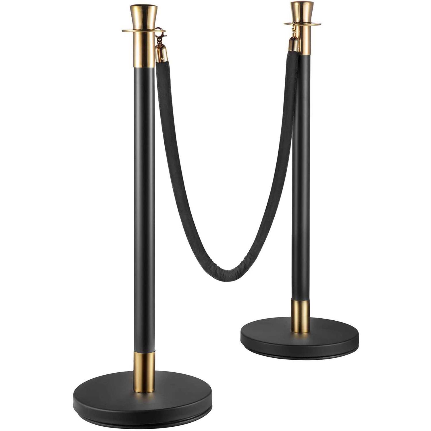 VEVOR Crowd Control Stanchion Set of 6 Pieces Stanchion Set Stanchion Set with 5 ft/1.5 GLZHSHRSJTHG69AV4V0 - Image 5