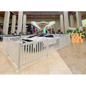 Zippity Outdoor Products Davidson Hinged Portable Event 3-ft H x 5.5-ft W - Image 5