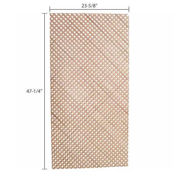 American Pro Decor 23-5/8 in. x 47-1/4 in. x 1/8 in. Unfinished Diagonal Solid North American - Image 3