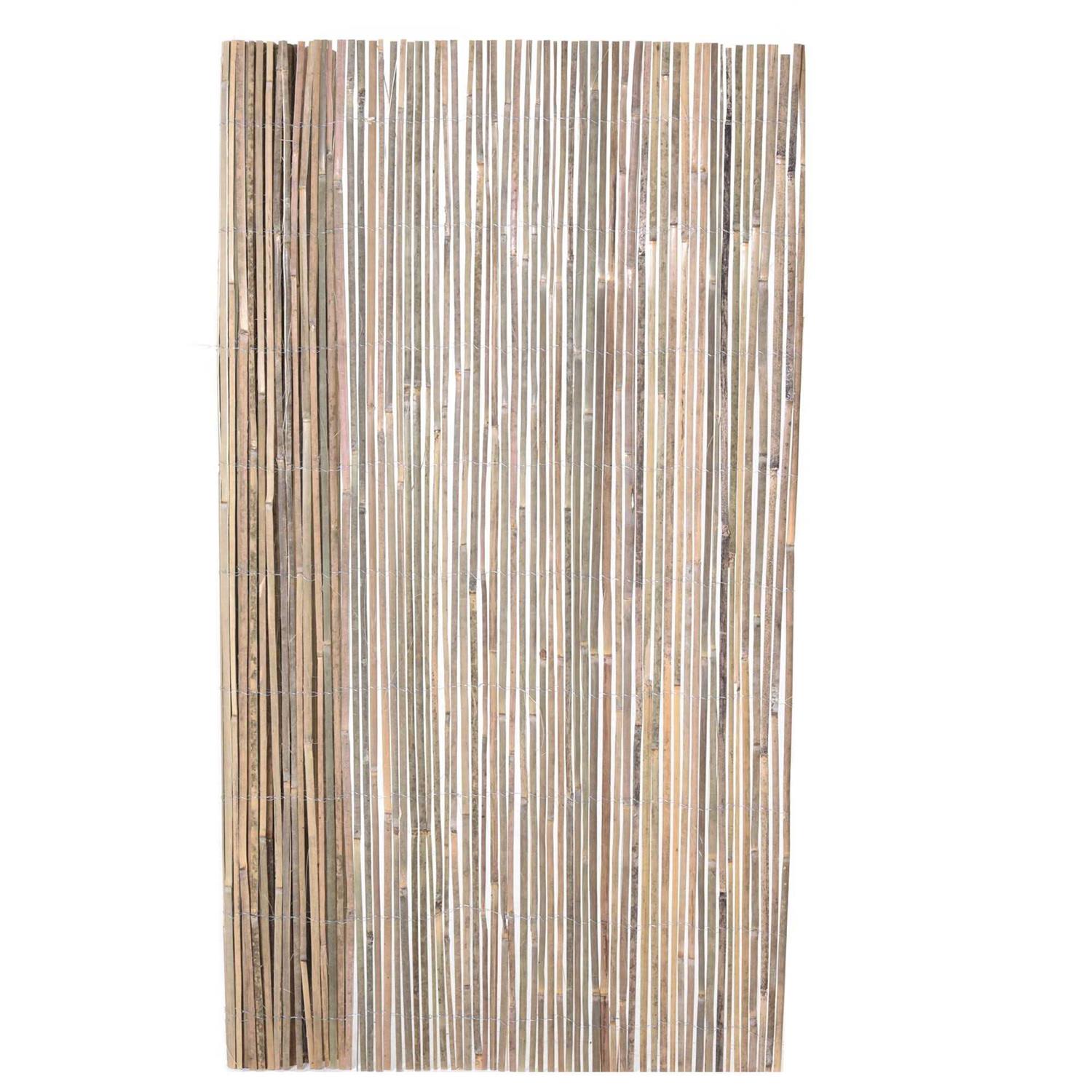 Backyard X-Scapes Natural Raw Split Bamboo Slat Fence H X 6 ft L - Image 3