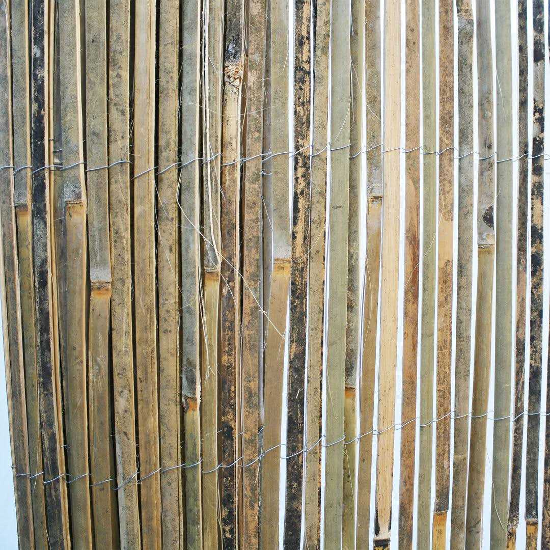 Backyard X-Scapes Natural Raw Split Bamboo Slat Fence H X 6 ft L - Image 5