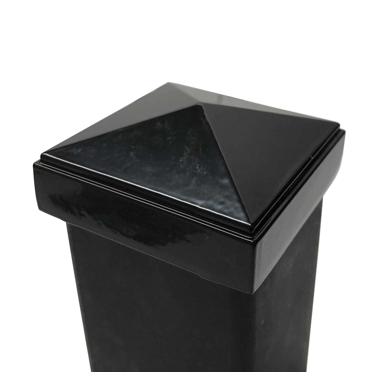 Decorex Hardware Aluminium Pyramid Post Cap for Metal Posts - Image 4