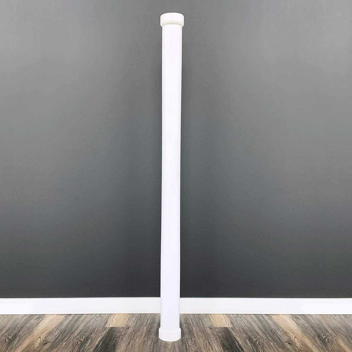 Ekena Millwork 5 x 94 PVC Lally Column Cover with Standard Cap & Base - Image 3