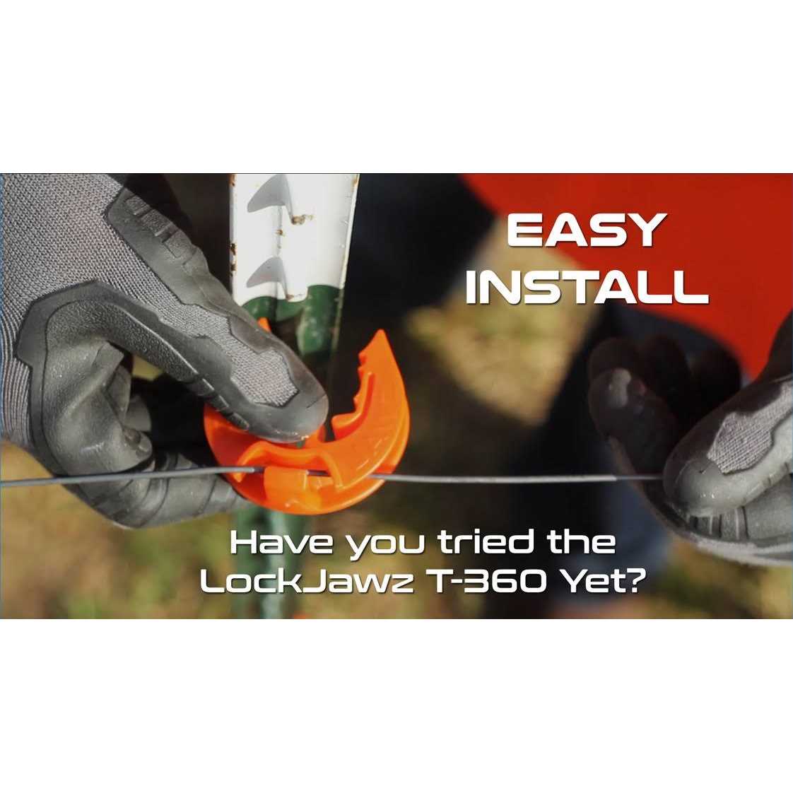 Lock Jawz T-360 Electric Fence T-Post Insulator - Image 5