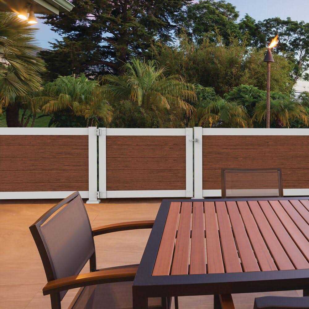 Barrette Outdoor Living Aluminum Privacy Rail Gate Kit - Image 5