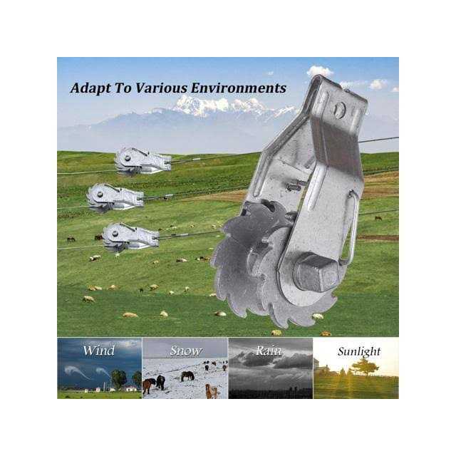 Fence Shock Silver Electric Fence Wire Strainer - Image 4