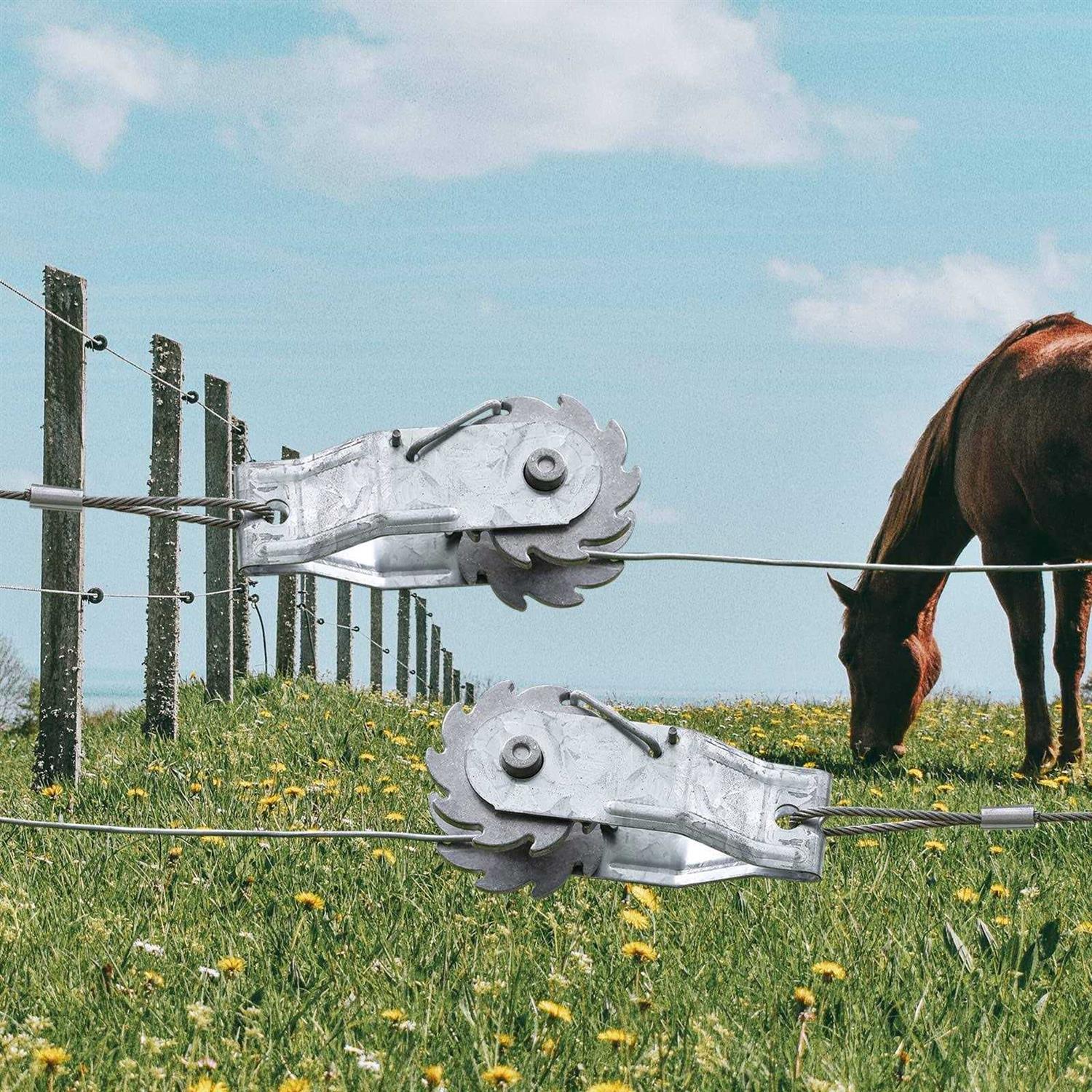 Fence Shock Silver Electric Fence Wire Strainer - Image 5